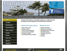 Tablet Screenshot of coastalhvacsupply.com